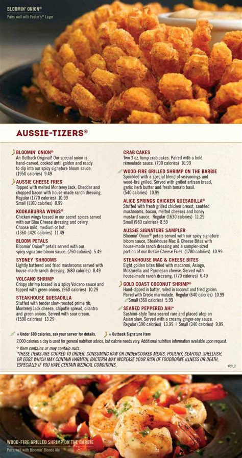 google outback restaurant|outback menu dinner specials.